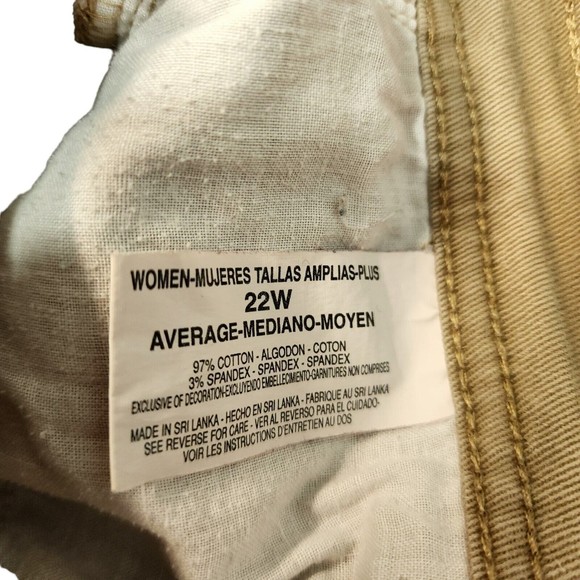 Gloria Vanderbilt Amanda Straight Jeans Women's Size 22W Cotton Blend - Picture 3 of 8